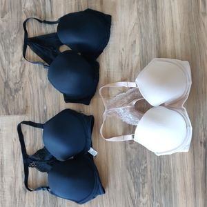Like new bundle of 3 racer back bras